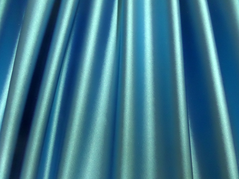 8. Turquoise Stretch Satin Deluxe